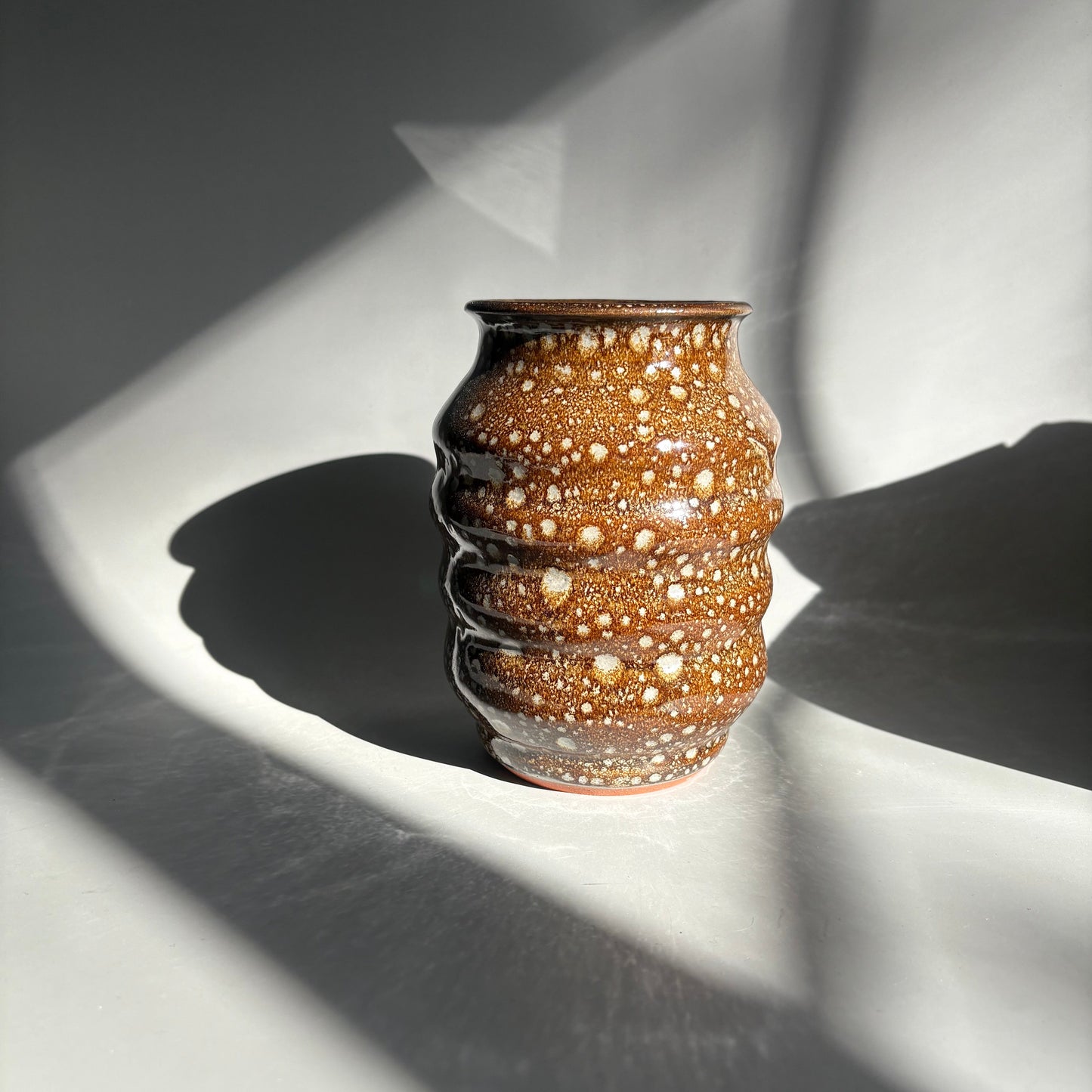 Mocha Moon Vase