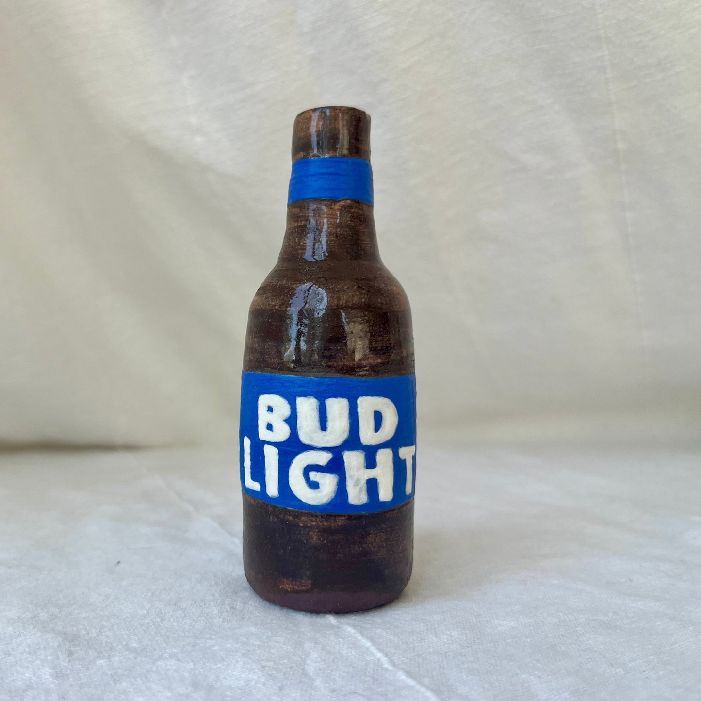 Bud Light Beer Bottle Vase