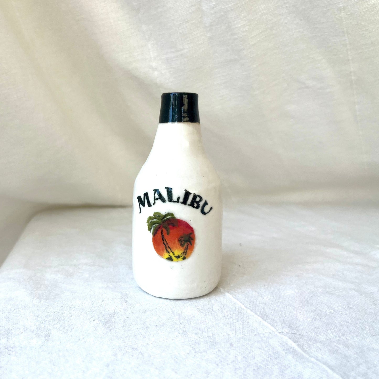 Malibu Rum Bottle Vase
