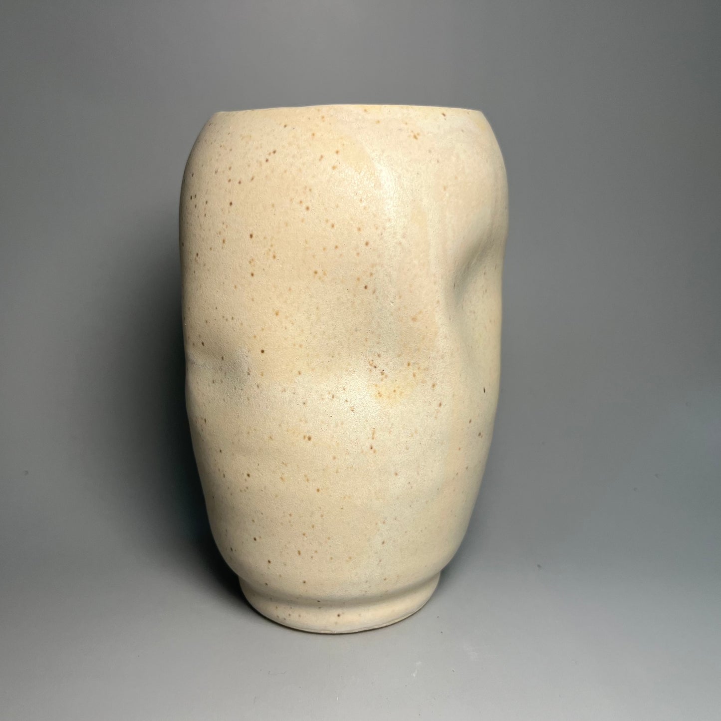 Dented Ceramic Vase