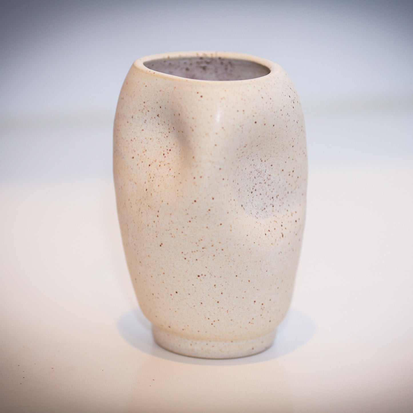 Dented Ceramic Vase
