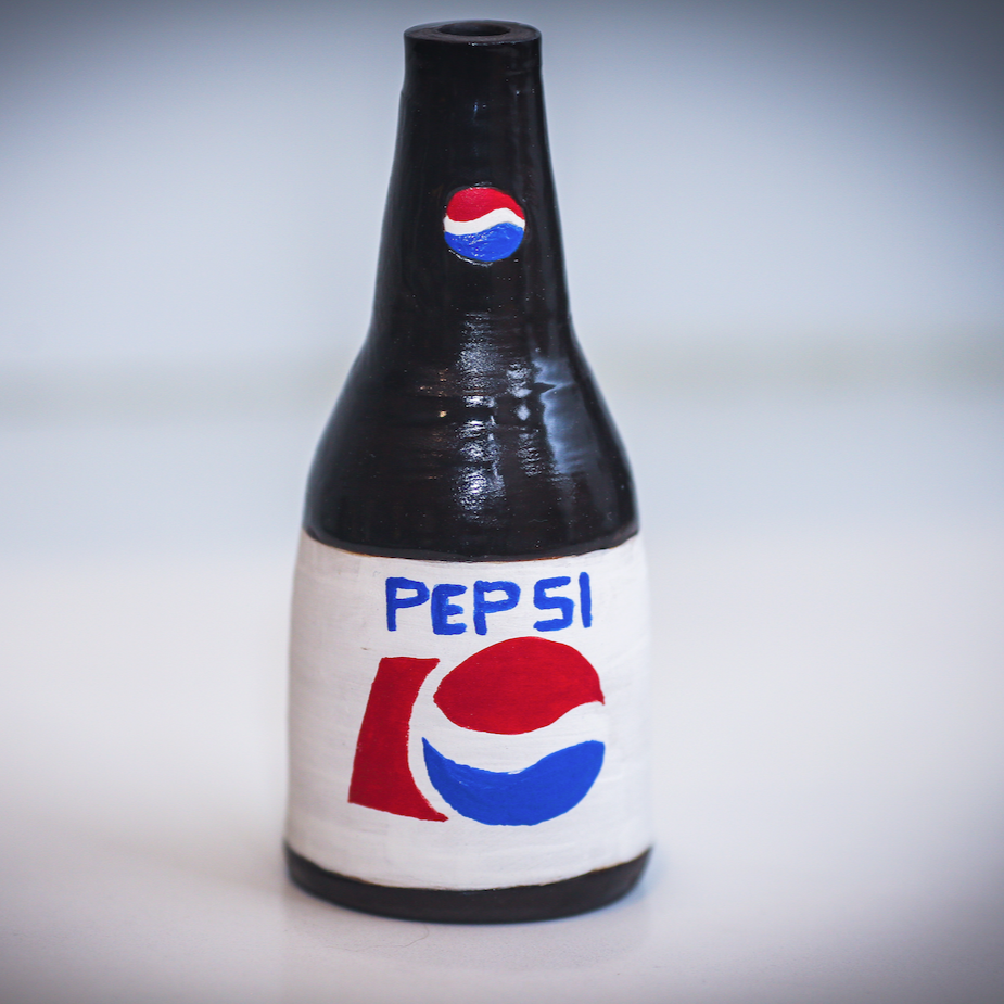 Pepsi Bottle Vase
