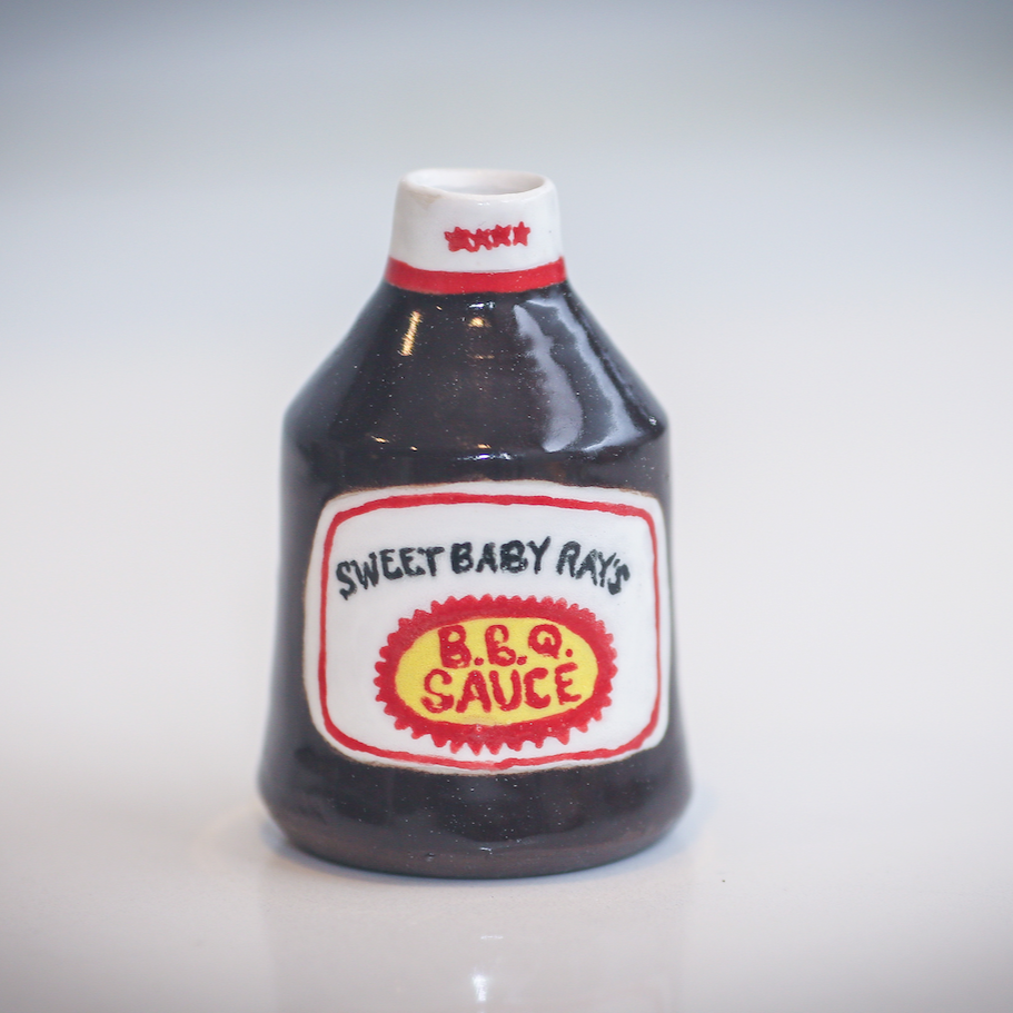 Sweet Baby Rays BBQ Sauce Bottle Vase