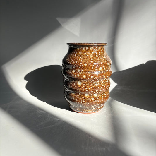 Mocha Moon Vase