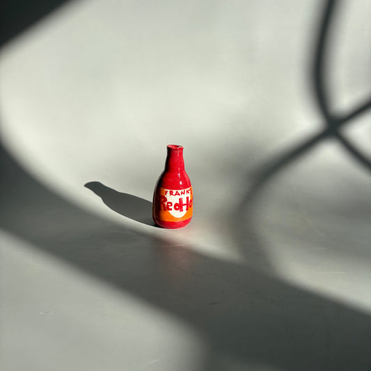 Frank's RedHot Mini Bottle Vase