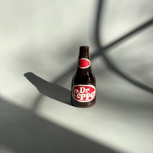 Dr. Pepper Bottle Vase