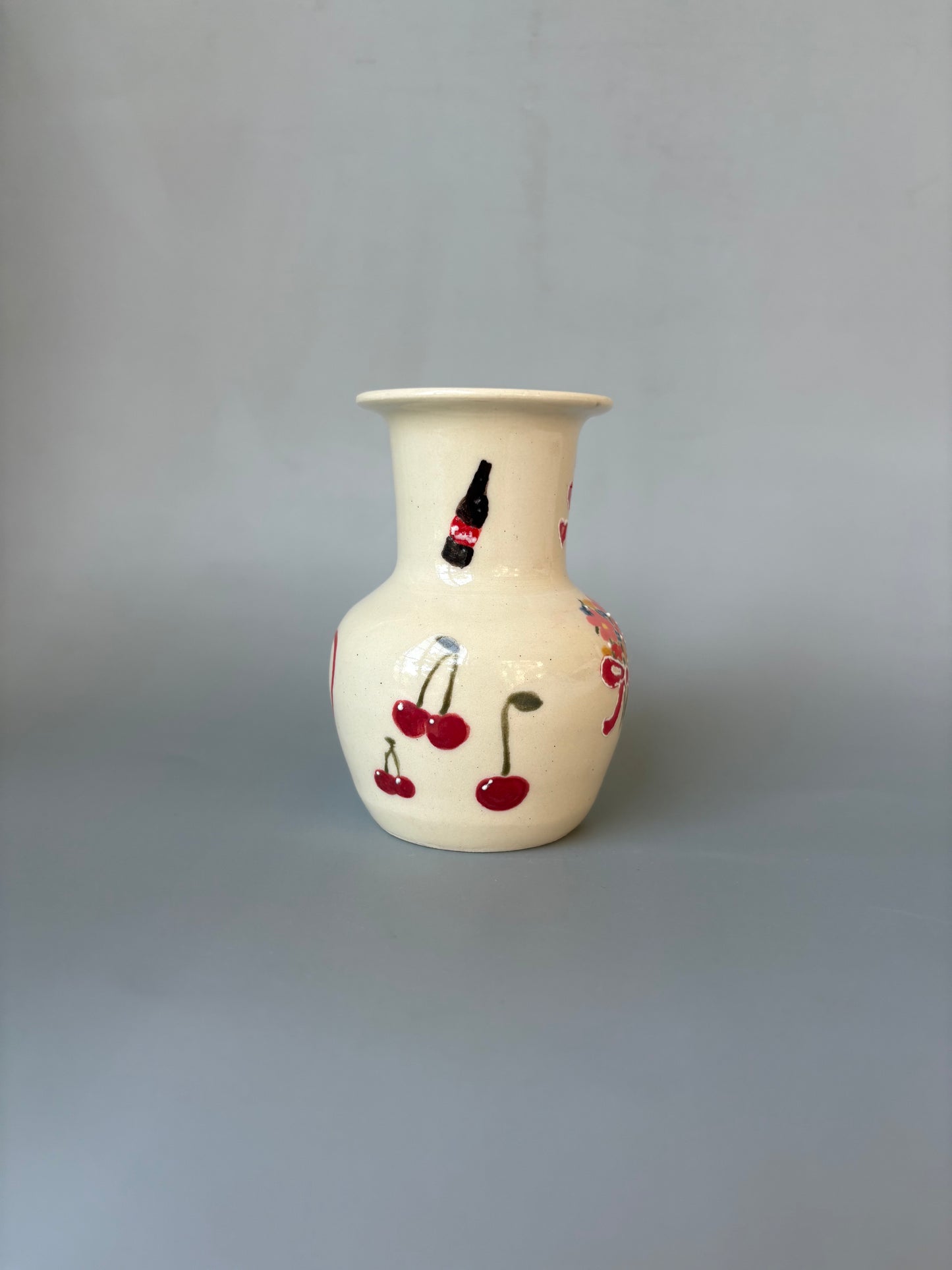Cherry Motel Vase