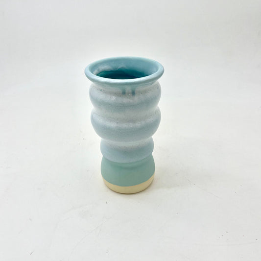 Large Wavy Sky Vase