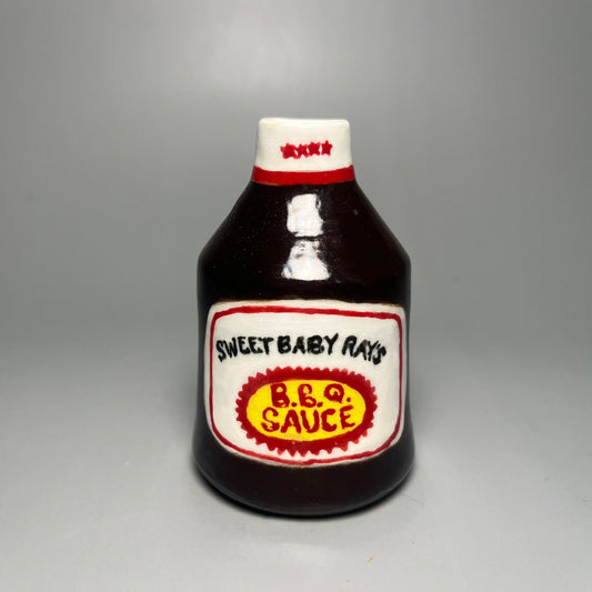 Sweet Baby Rays BBQ Sauce Bottle Vase