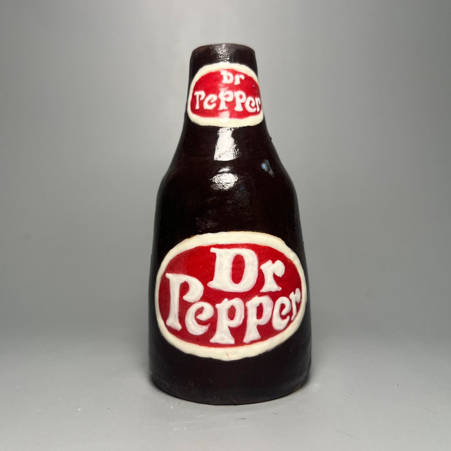 Dr. Pepper Bottle Vase
