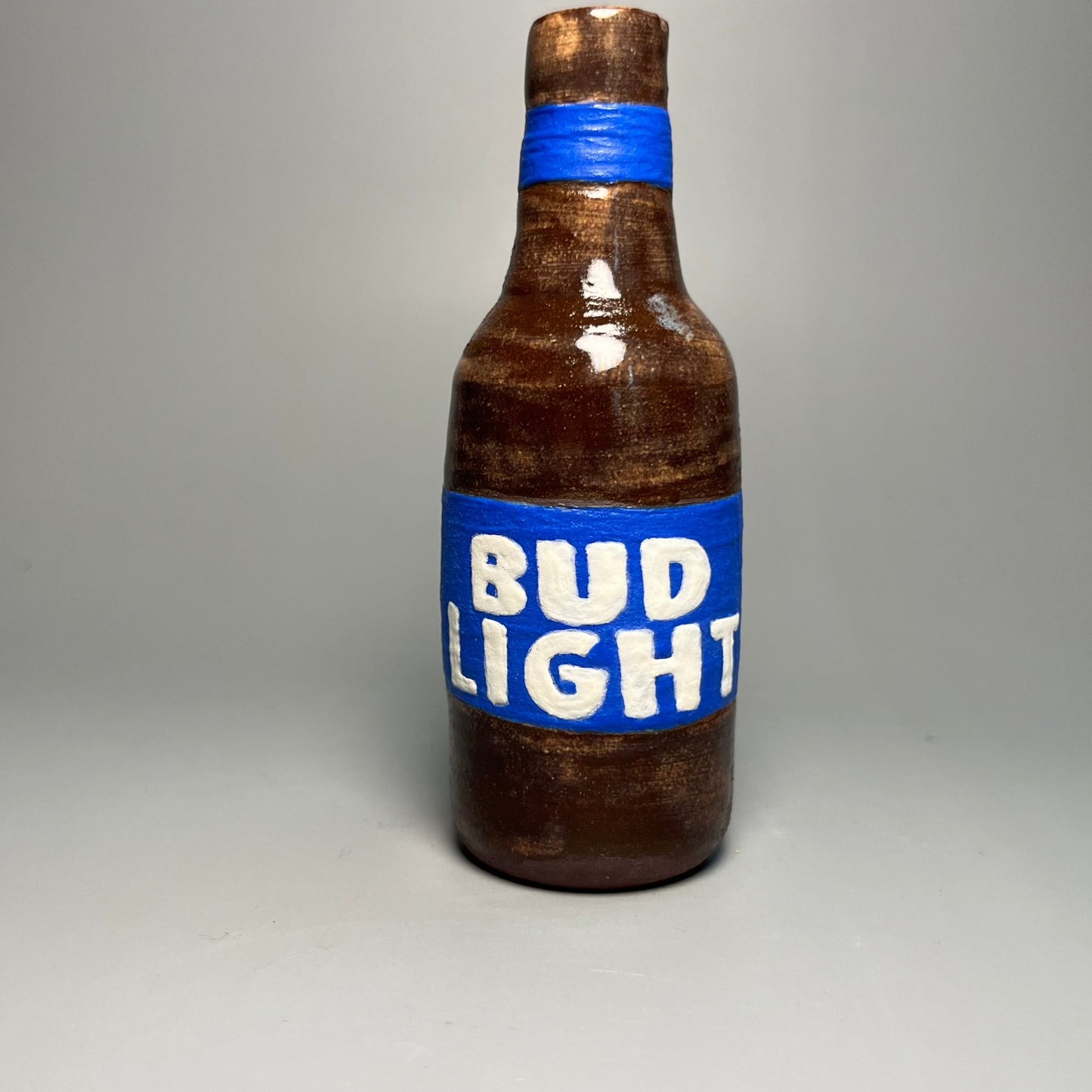 Bud Light Beer Bottle Vase